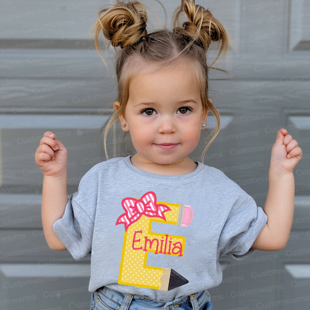 Personalized First Day Of Back To School Shirt | CWSchool33