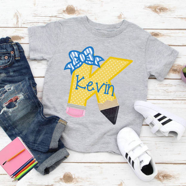 Personalized First Day Of Back To School Shirt | CWSchool33