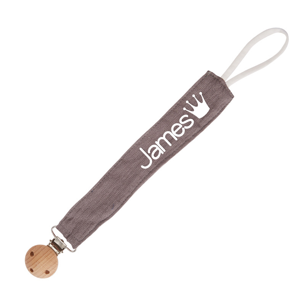 Personalized Baby Safety Cotton Yarn Pacifier Strap | CWToy131