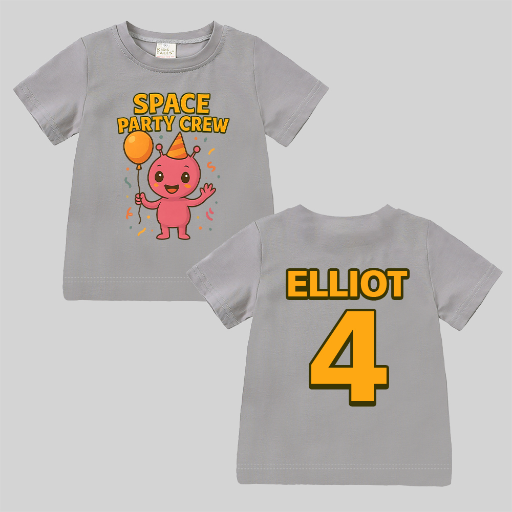 Personalized Space Party Birthday T-Shirt | inBirth33