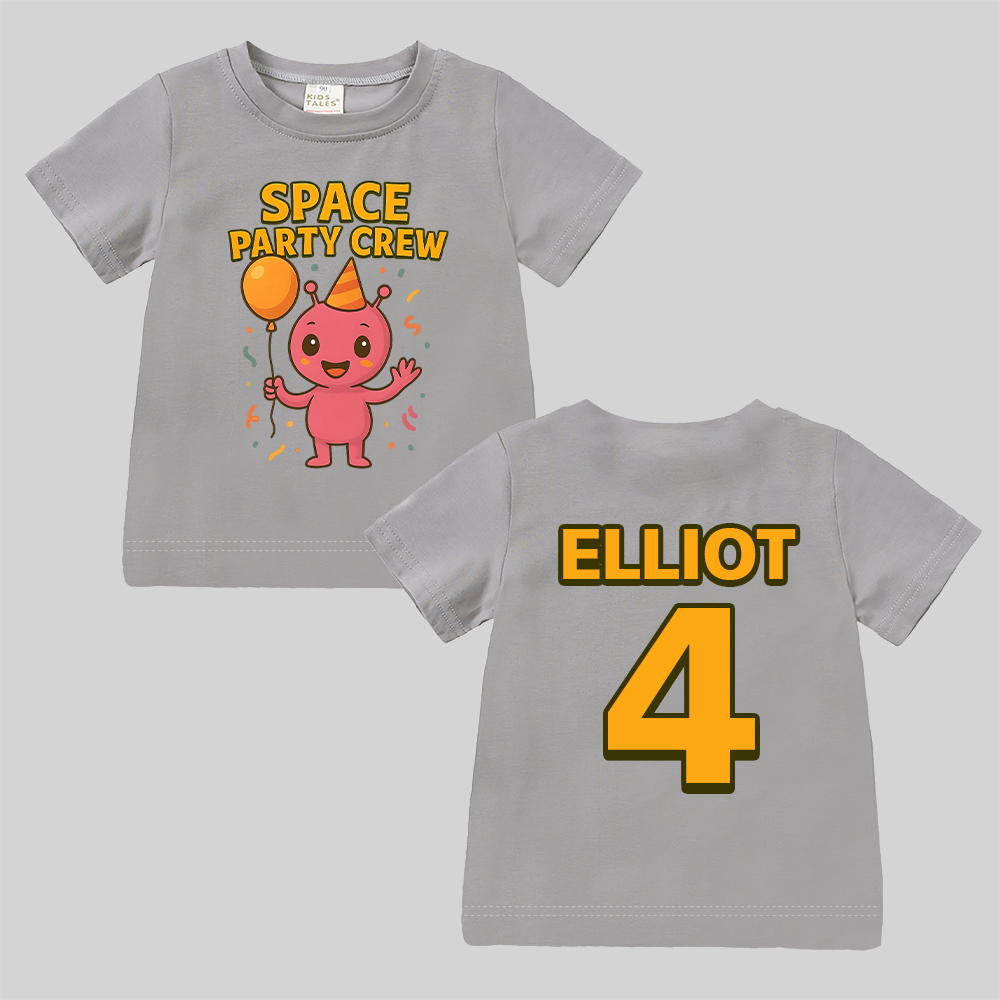 Personalized Space Party Birthday T-Shirt | inBirth33