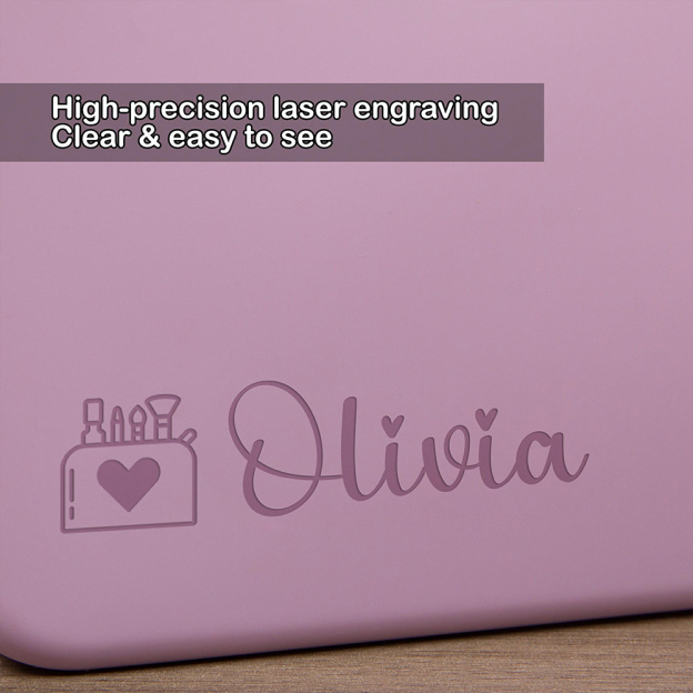Personalized Engraved Silicone Makeup Bag | CWPack296