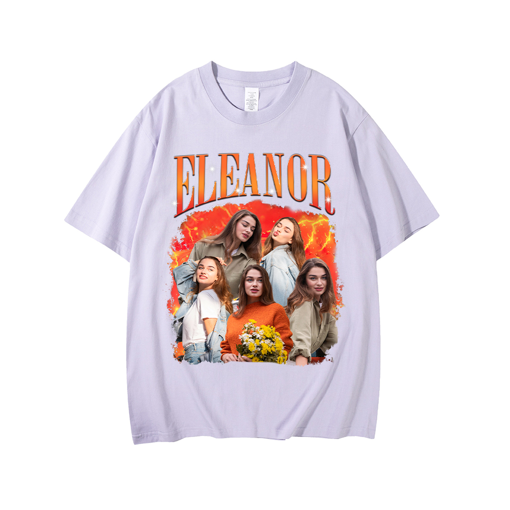 Personalized Original Comfort Cotton Portrait Photo T-Shir | MCGift04