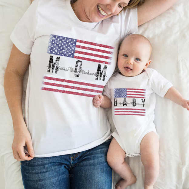Personalized Matching 4th of July Family Shirt | CWFamily118