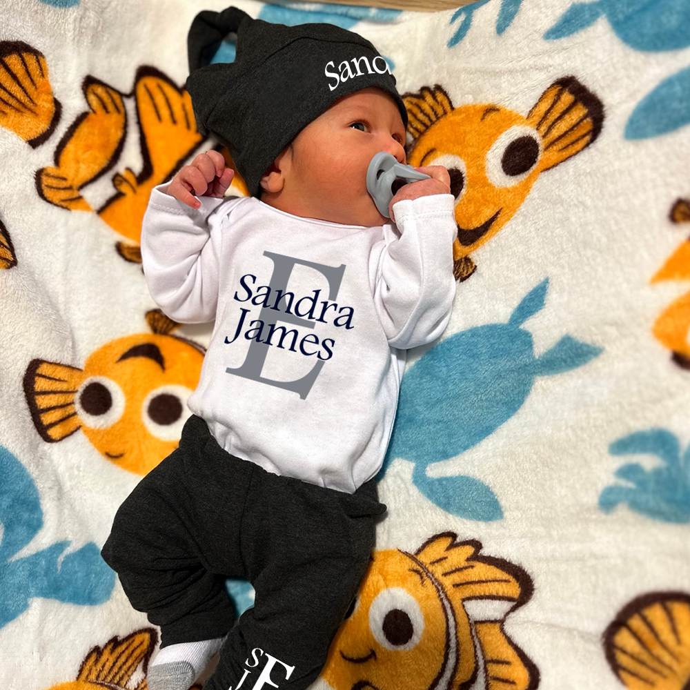 Personalized Baby Coming Home Outfit Set | CWBaby270