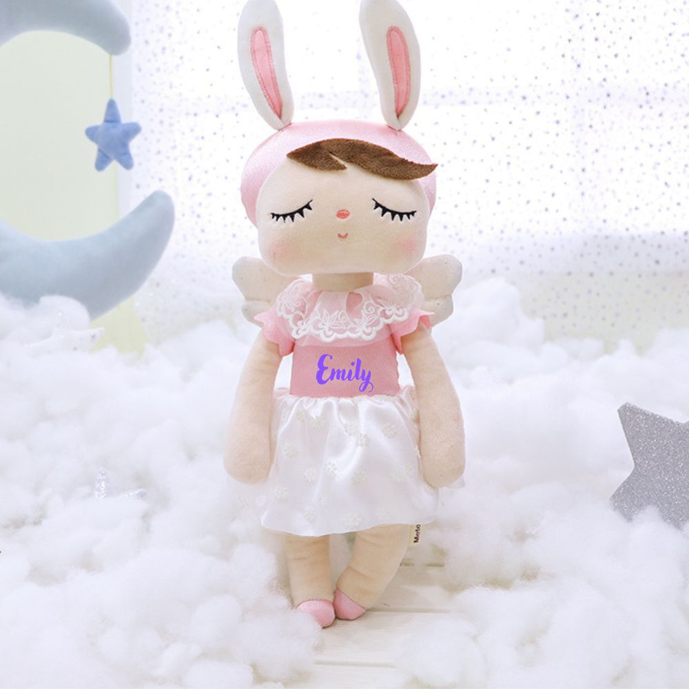 Personalized Kid's Bunny Angel with Bag | DEGMine19