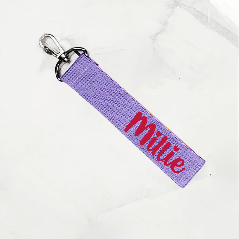 Personalized Colourful Webbing Name Tag | CWToy139