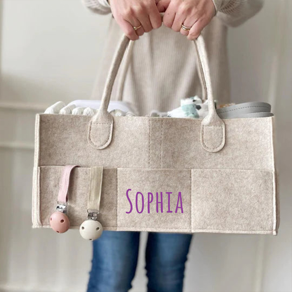 Personalized Baby Accessories & Diapers Portable Nursery Bag | CWToy141