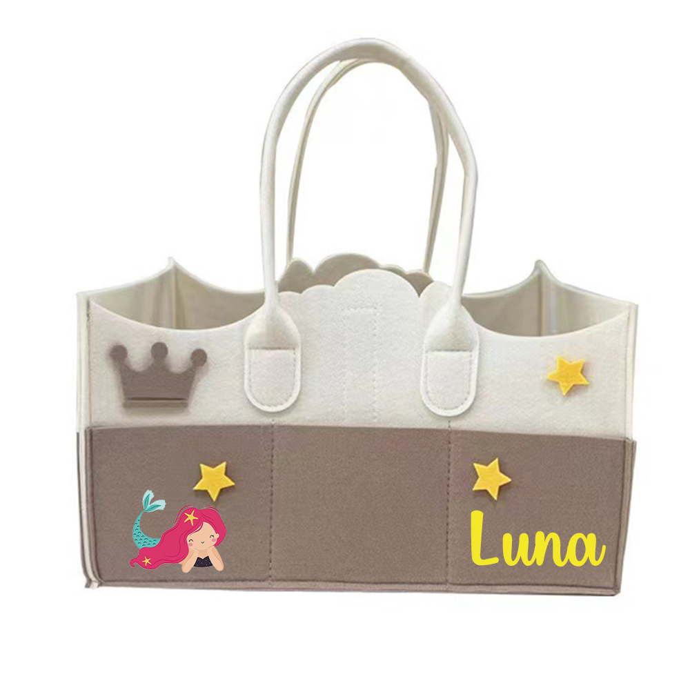 Personalized Baby Accessories & Diapers Portable Nursery Bag | CWToy142