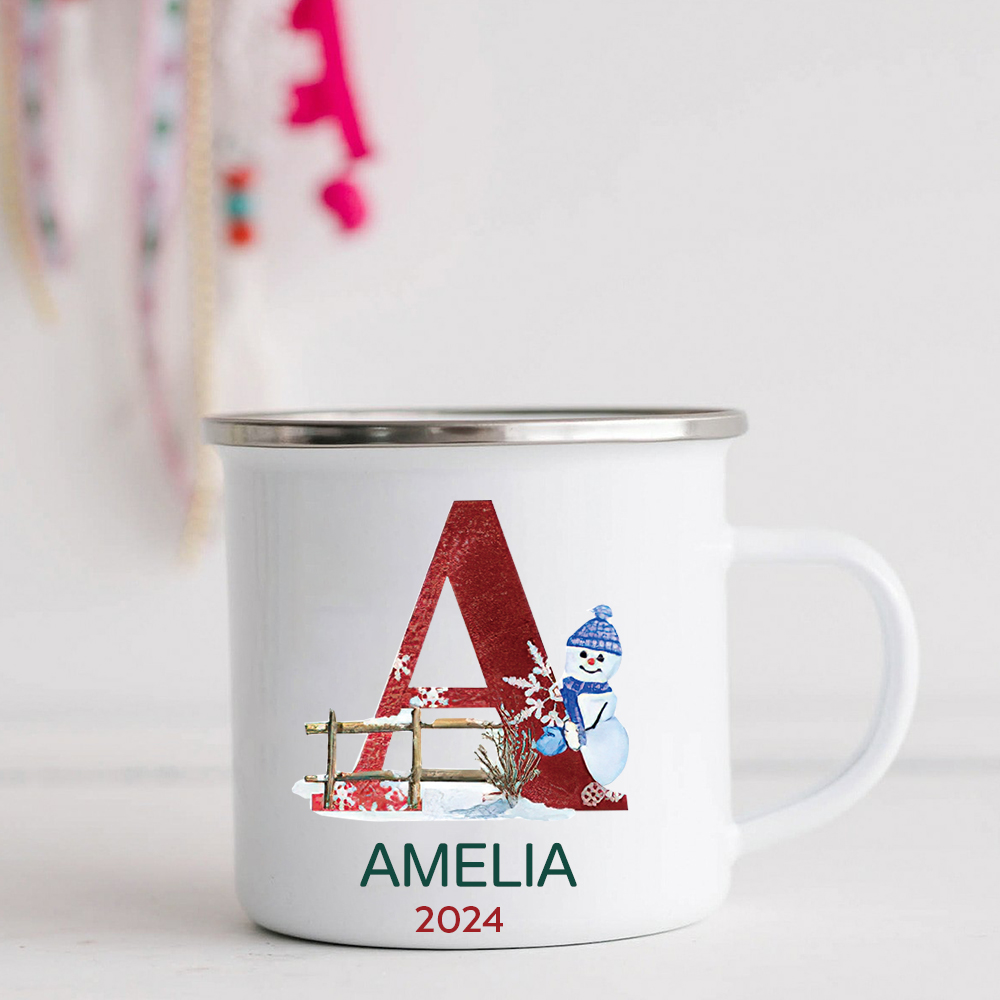 Personalized 12oz Christmas Mugs for Kids  | KidMug49