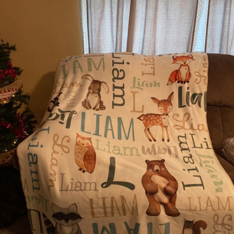 Personalized Lovely Kid Blanket for Comfort & Unique | BKKid97