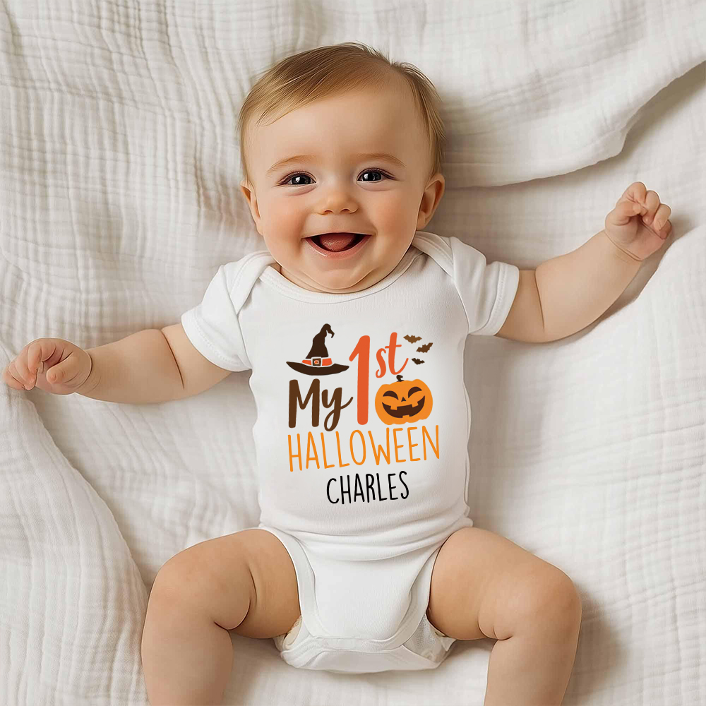 Personalized Baby Lovely First Halloween Outfit | CWHalloween23