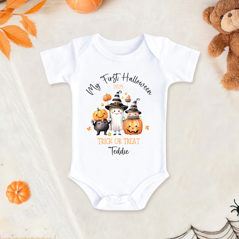Personalized Baby Lovely First Halloween Outfit | CWHalloween24