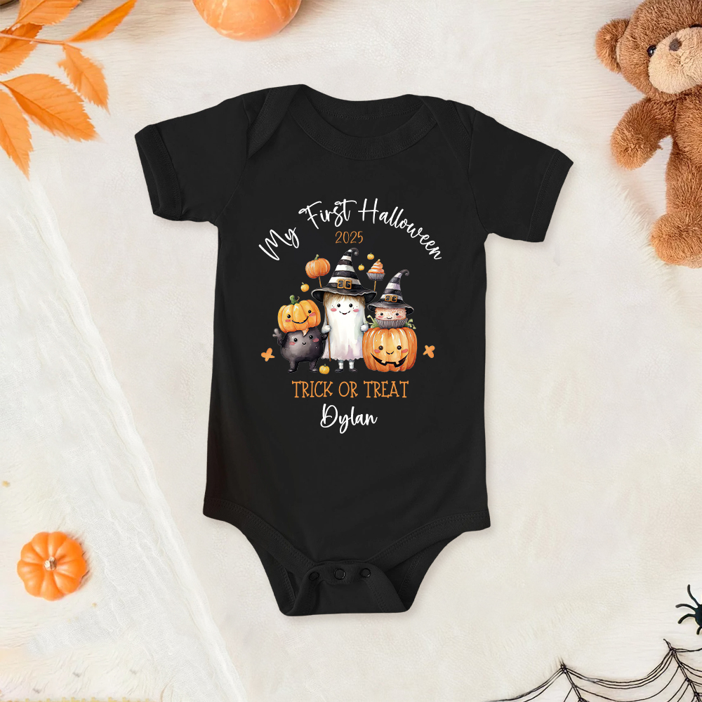 Personalized Baby Lovely First Halloween Outfit | CWHalloween24