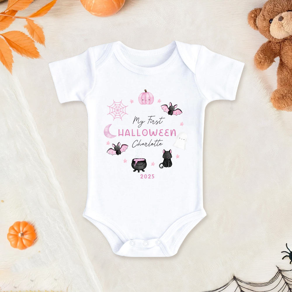 Personalized Baby Lovely First Halloween Outfit | CWHalloween28