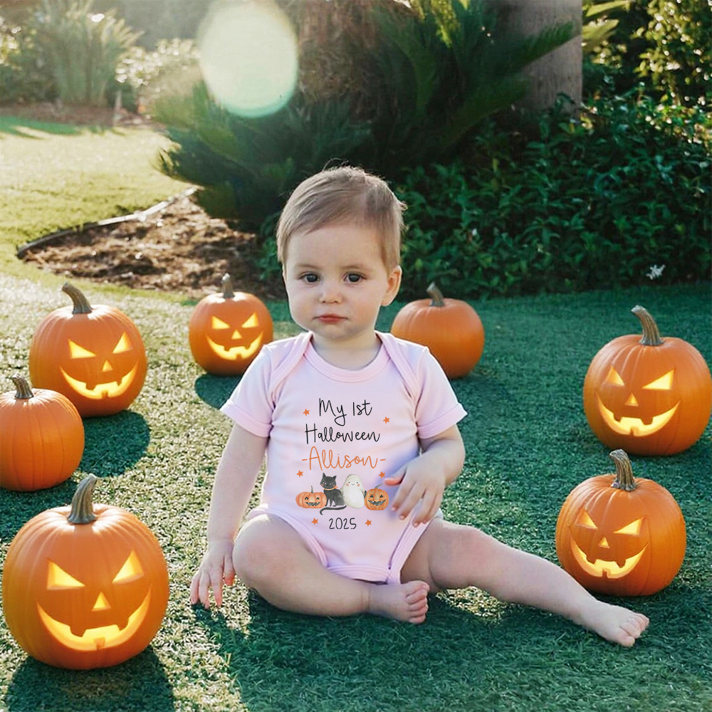 Personalized Baby Lovely First Halloween Outfit | CWHalloween30