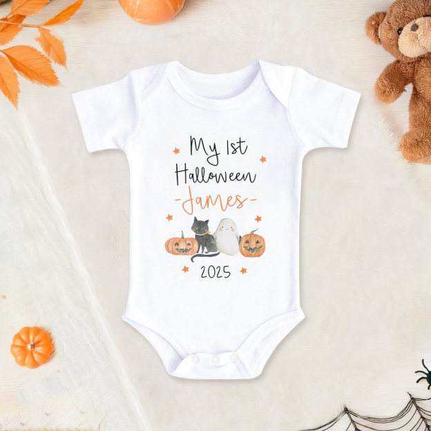 Personalized Baby Lovely First Halloween Outfit | CWHalloween30
