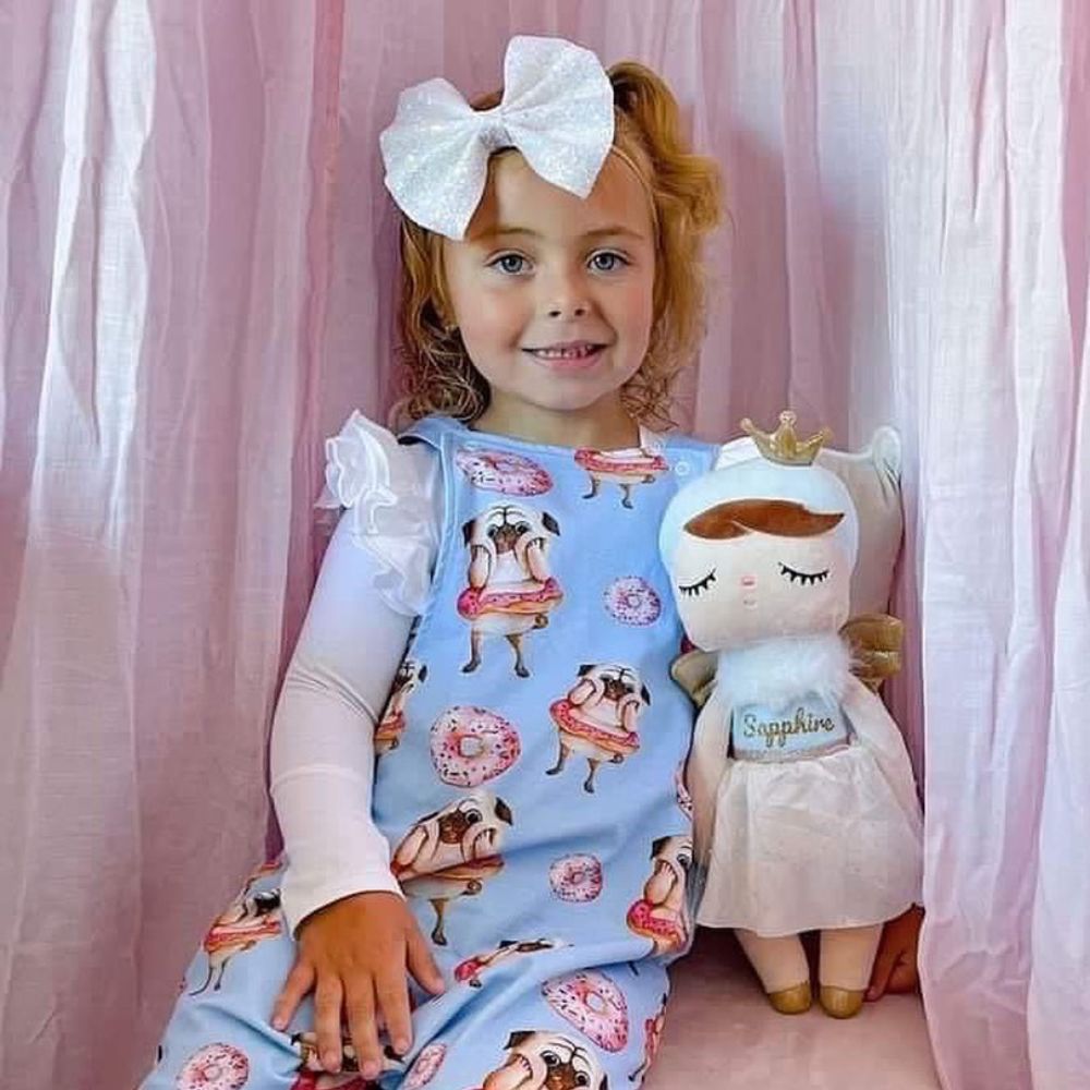Personalized Kid's Bunny Angel with Bag | DEGMine19