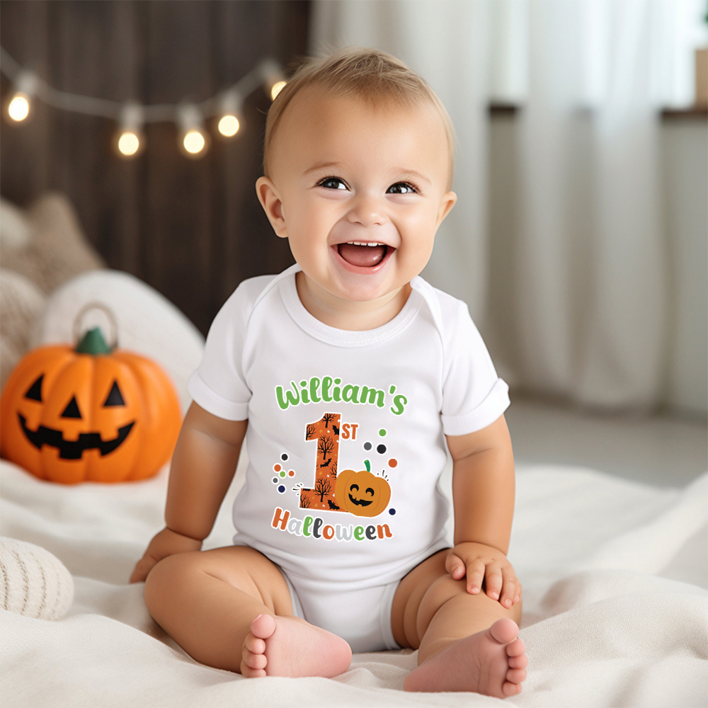 Personalized Baby Lovely First Halloween Outfit | CWHalloween41