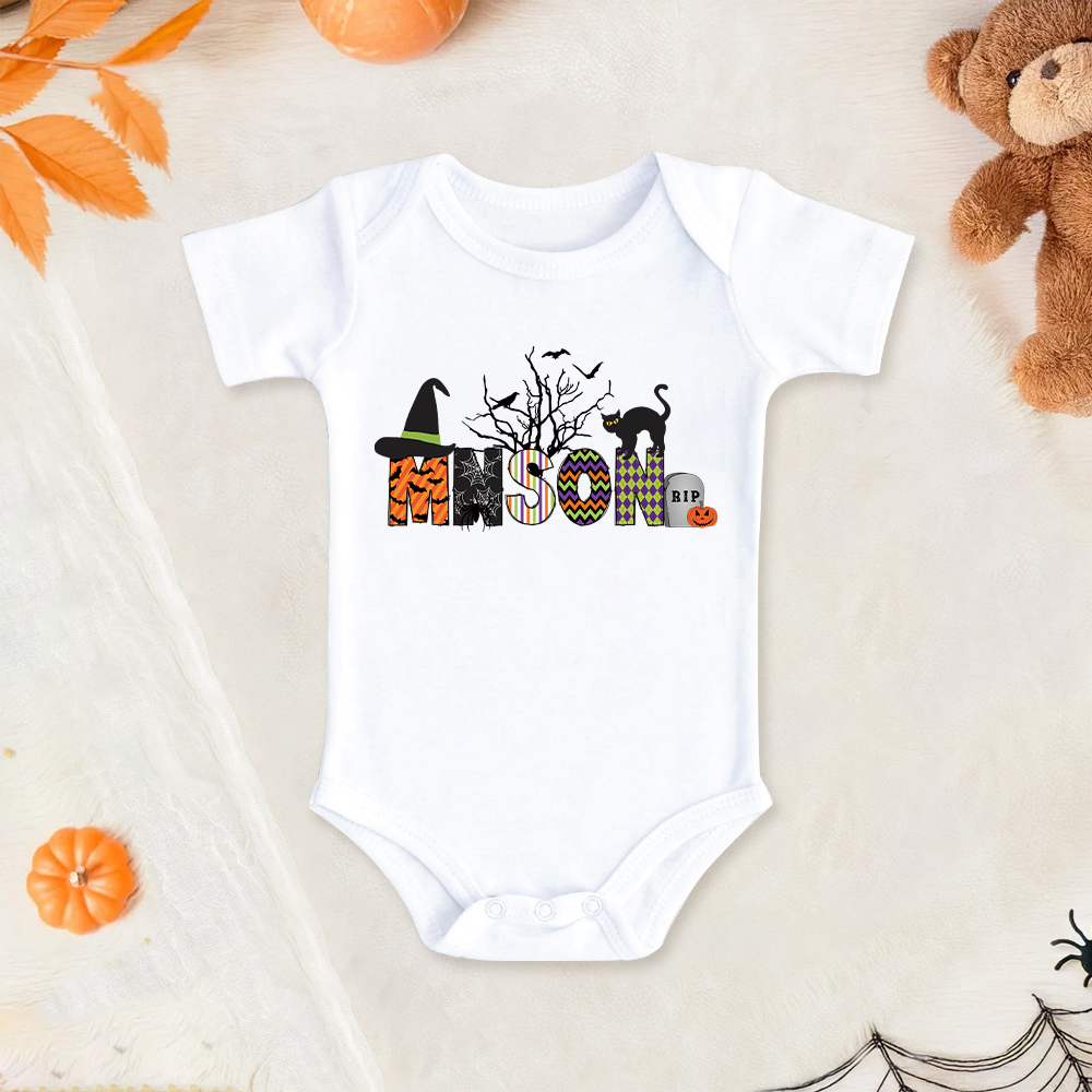 Personalized Baby Lovely First Halloween Outfit | CWHalloween35