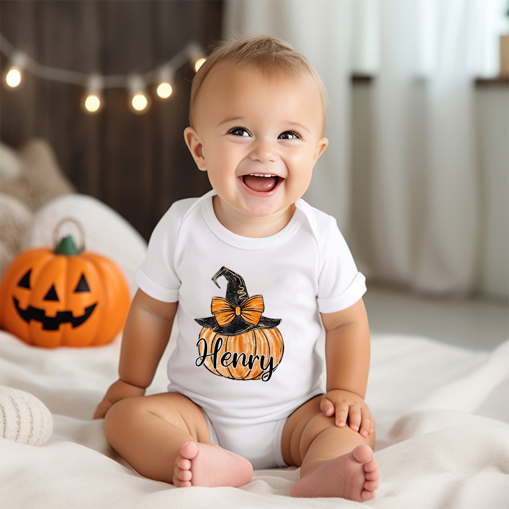 Personalized Baby Lovely First Halloween Outfit | CWHalloween39