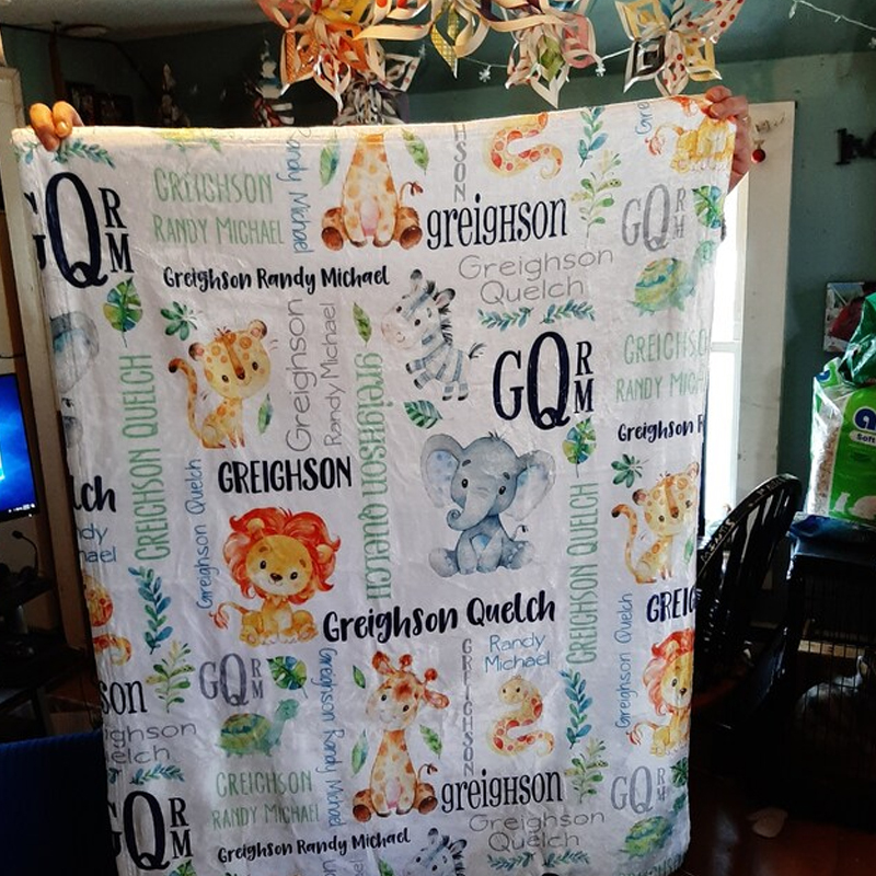 Personalized Lovely Kid Blanket for Comfort & Unique | BKKid103