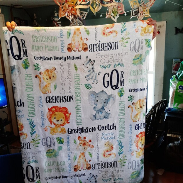 Personalized Lovely Kid Blanket for Comfort & Unique | BKKid103