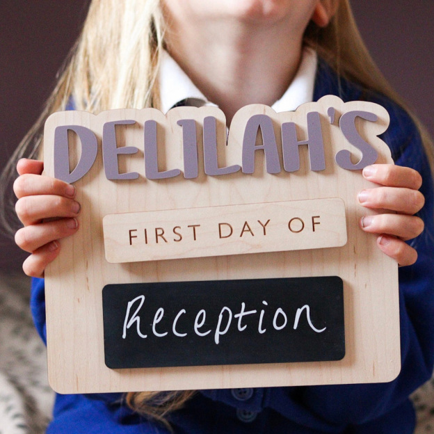 Personalised First and Last Day of School Memory Photo Board | CWToy145
