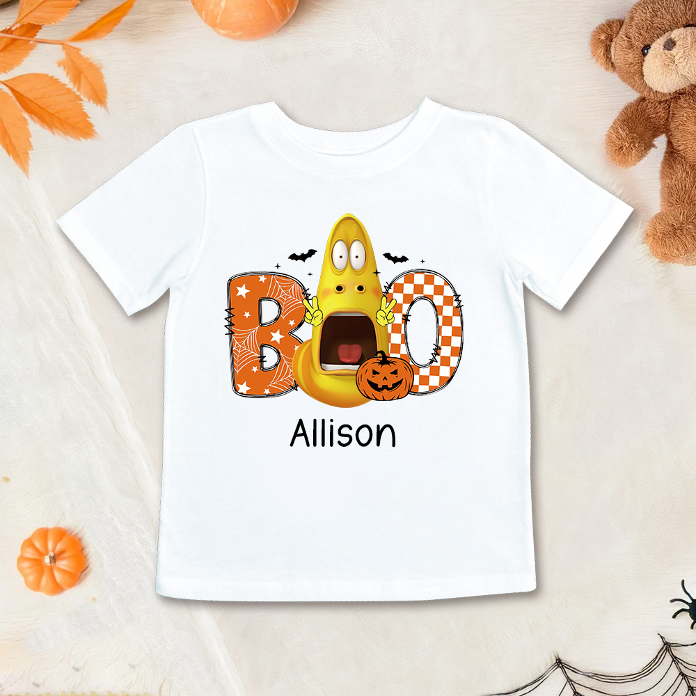 Personalized Larva's Halloween Funny Kid Shirt | Larva12