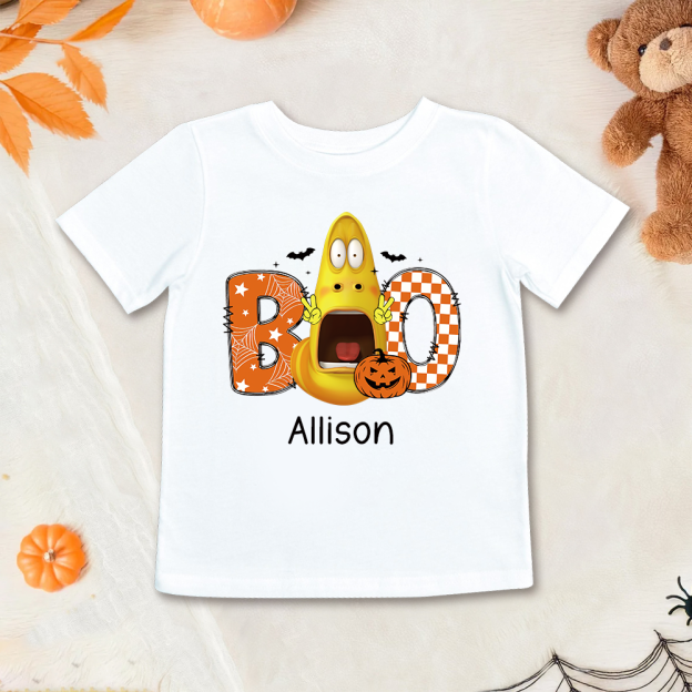 Personalized Larva's Halloween Funny Kid Shirt | Larva12