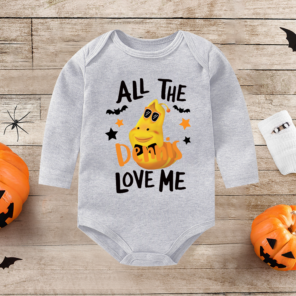 Personalized Larva's Halloween Funny Baby Romper | Larva17