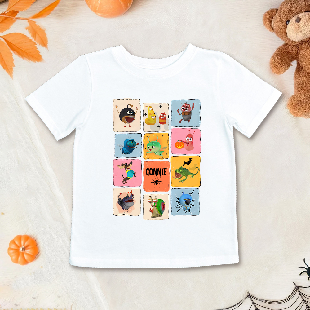 Personalized Larva's Halloween Funny Kid Shirt | Larva20