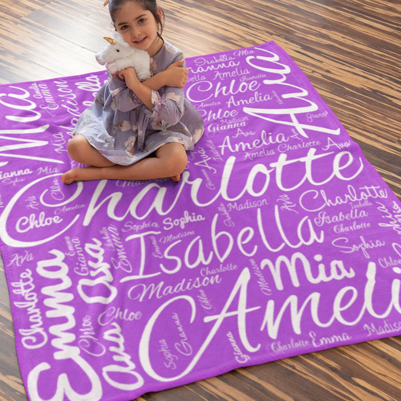 Personalized Lovely Kid Blanket for Comfort & Unique | BKKid107