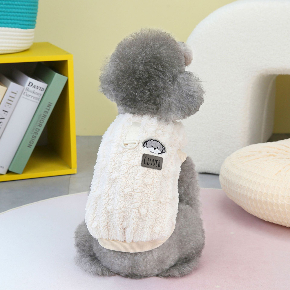 Personalized Cute Pet Soft Plush Fleece Vest | BKPet203