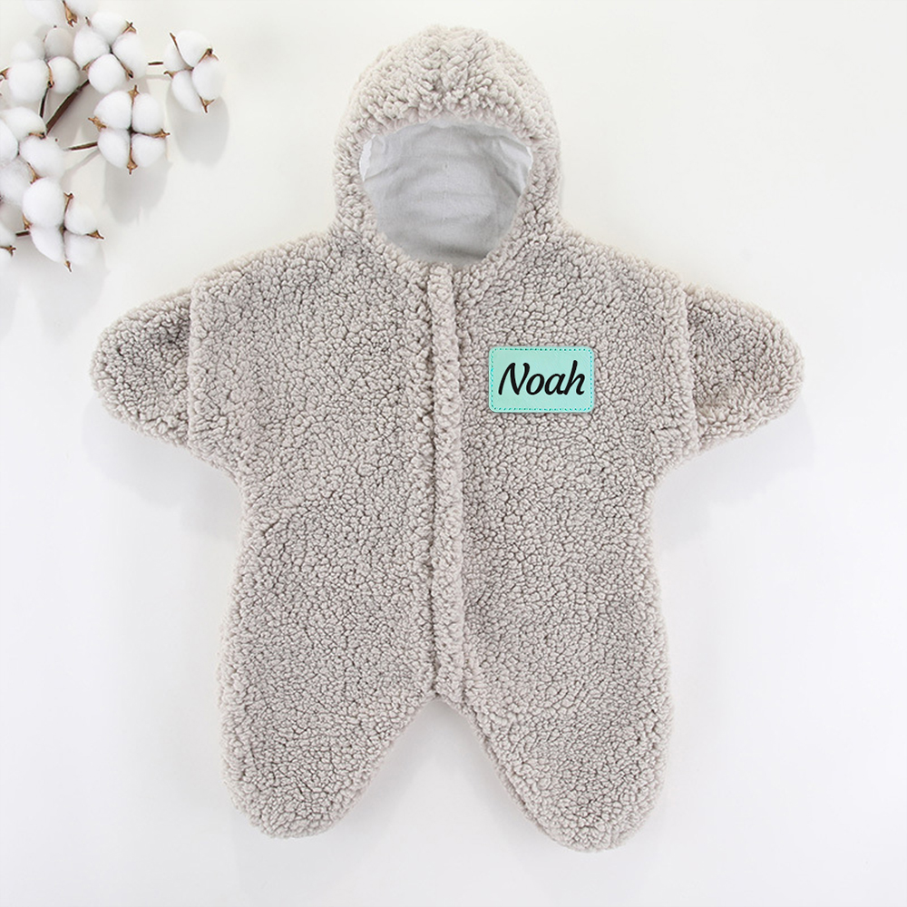 Personalized Baby Newborn Starfish Warm Sleeping Bag | CWBaby293