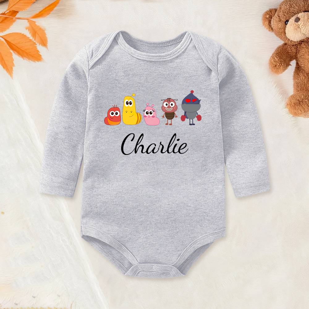 Personalized Larva's Funny Baby Romper | Larva21