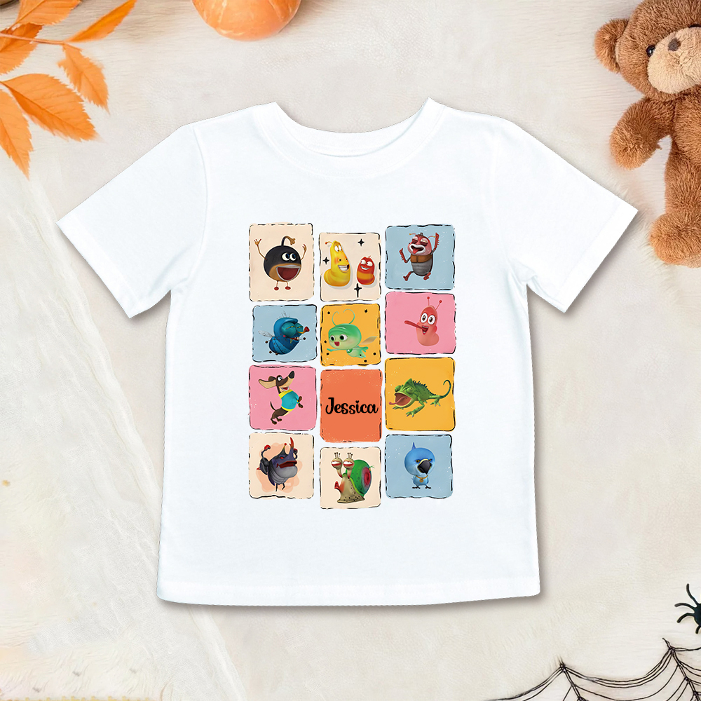 Personalized Larva's Funny Kid Shirt | Larva30