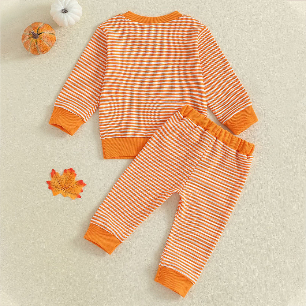 Personalized Kids Halloween Pumpkin Outfit | CWHalloween69