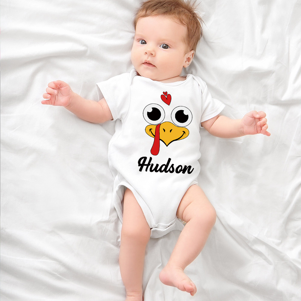 Personalized Funny Turkey Face Family Matching Shirt | CWThanks07