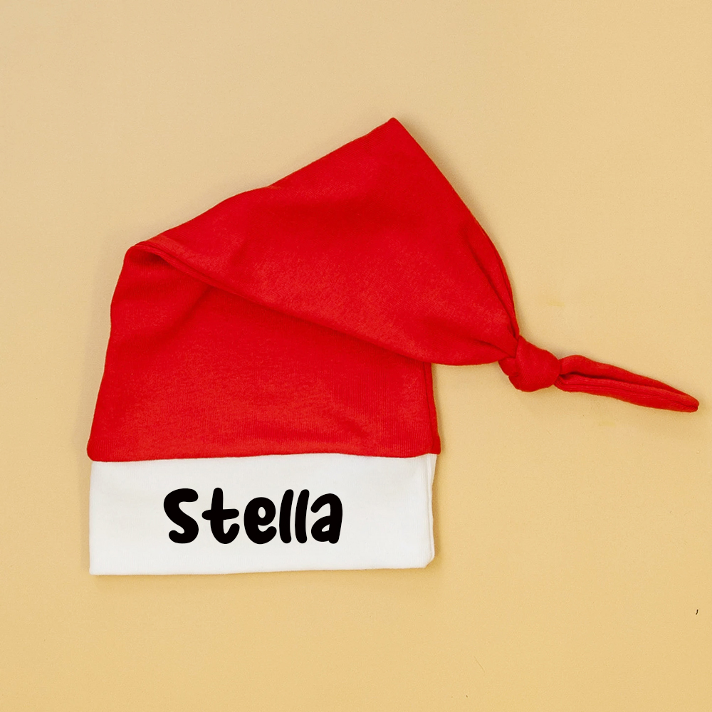 Personalized Baby 1st Christmas Ropmer and Hat Set | MCGift124