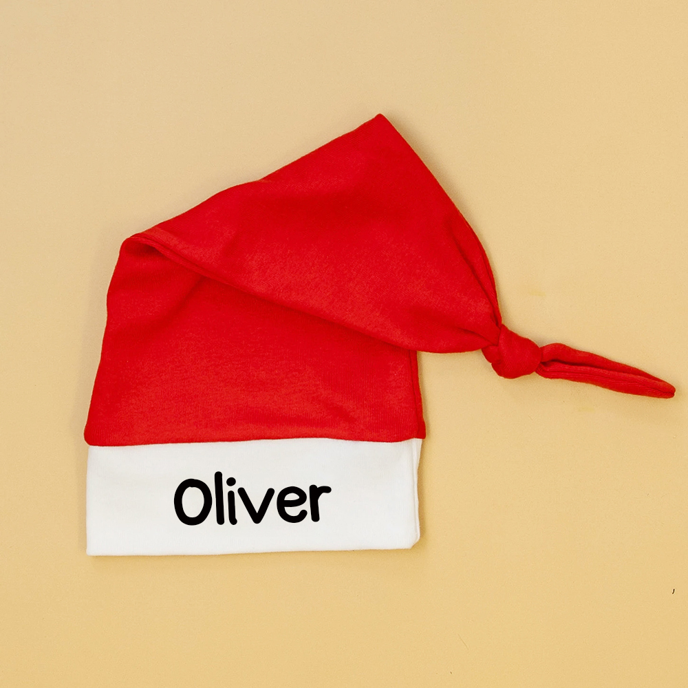 Personalized Baby 1st Christmas Ropmer and Hat Set | MCGift128