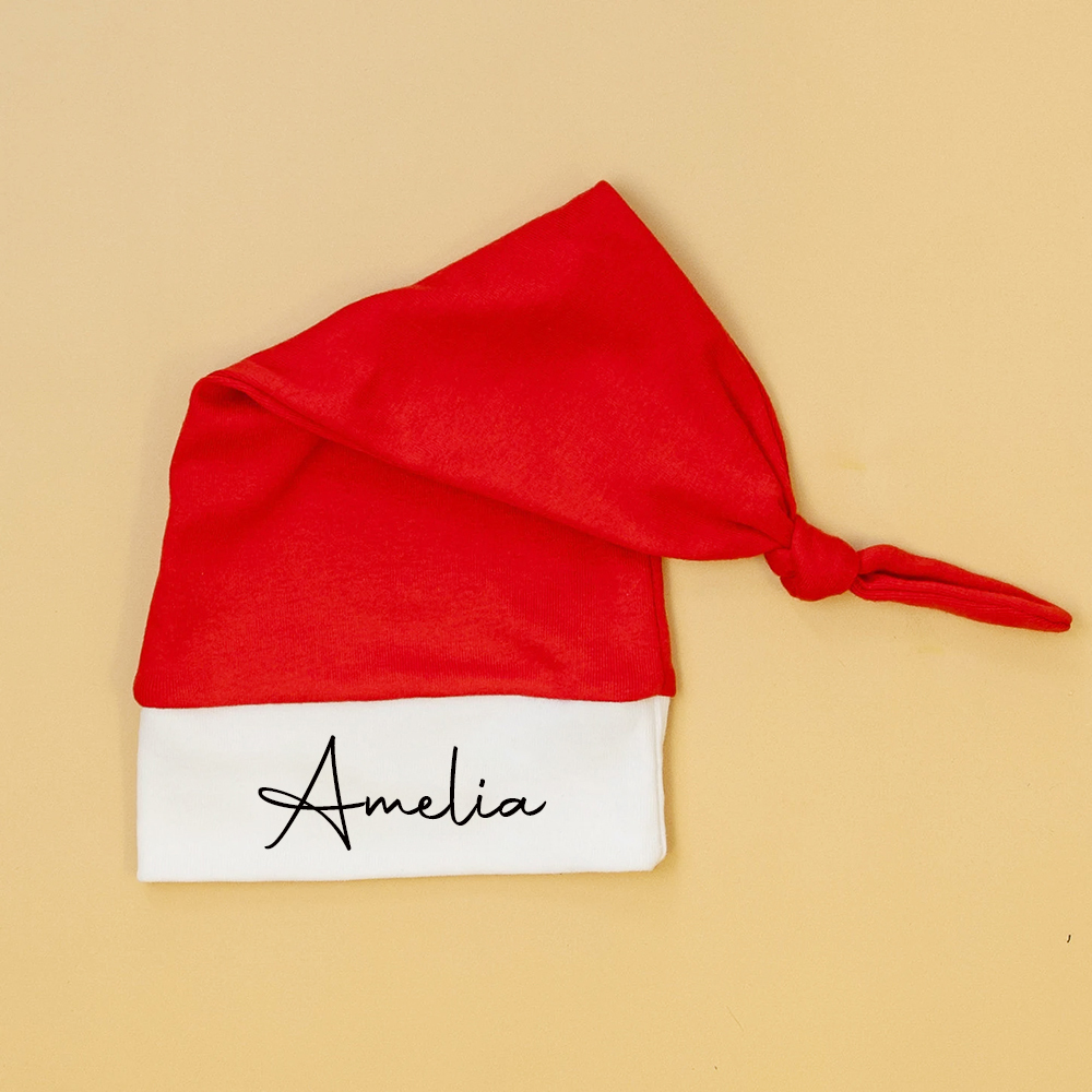 Personalized Baby 1st Christmas Ropmer and Hat Set | MCGift142