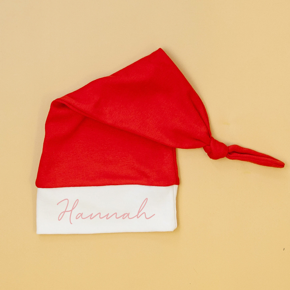 Personalized Baby 1st Christmas Ropmer and Hat Set | MCGift143