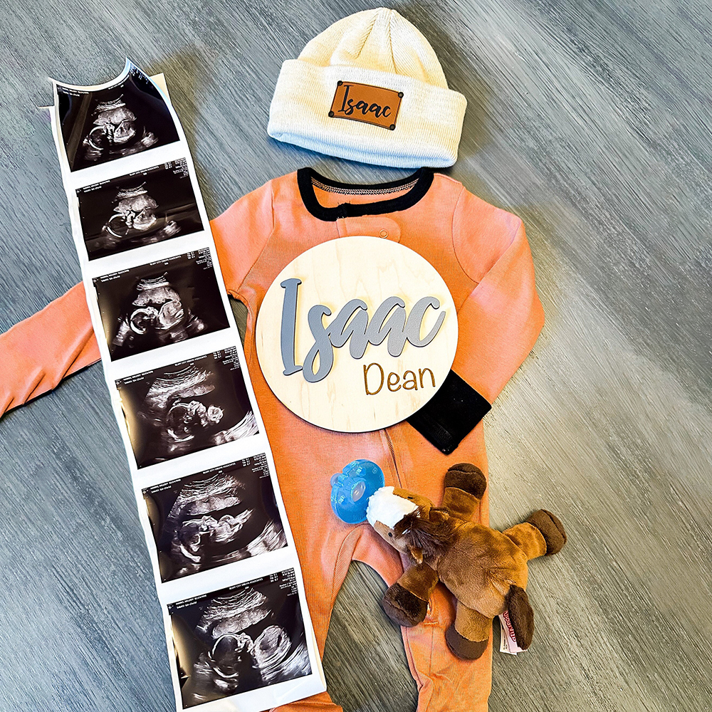 Personalized Wooden Newborn Baby Name Sign | CWBaby95