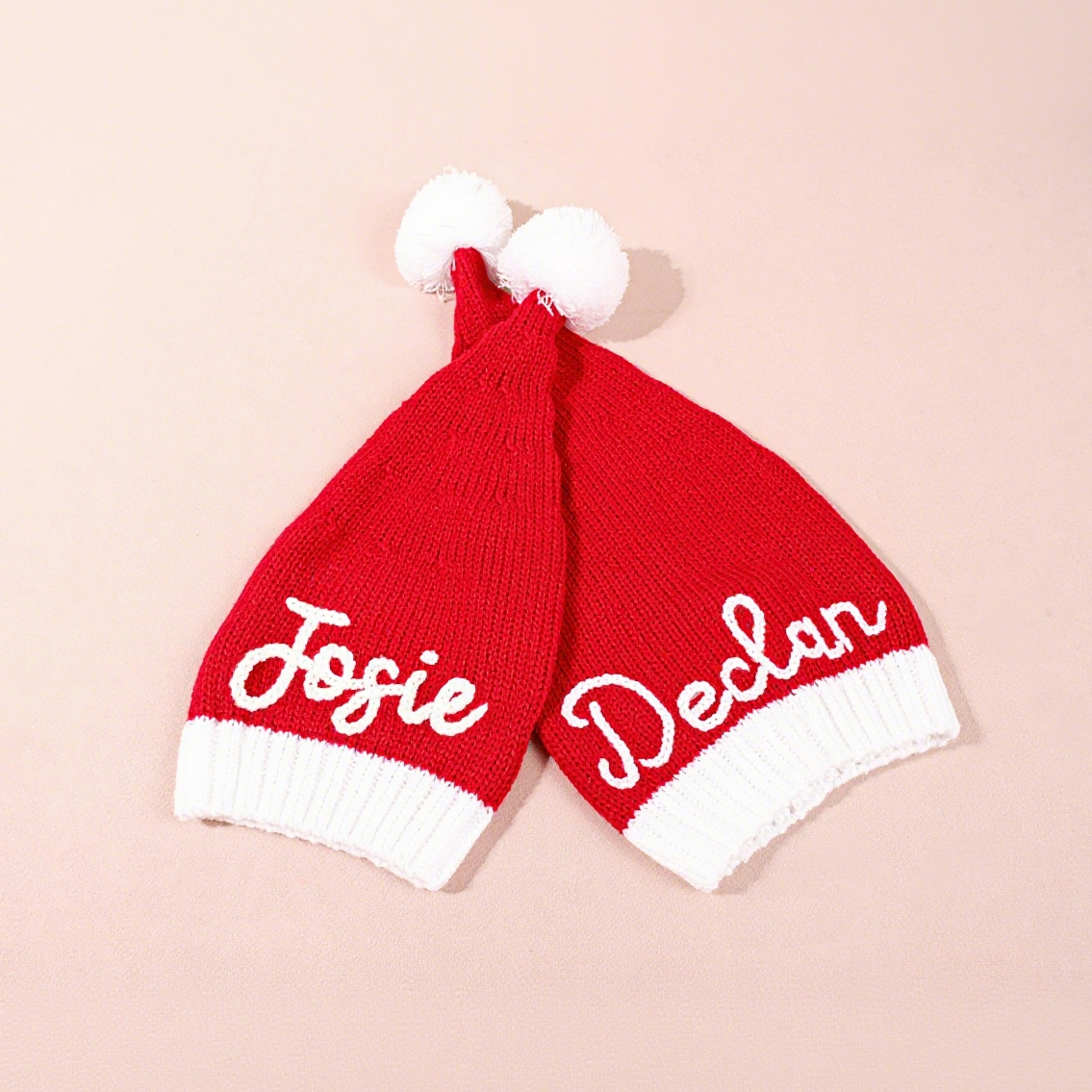 Personalized Hand Embroidered Christmas Santa Hat | MCGift161