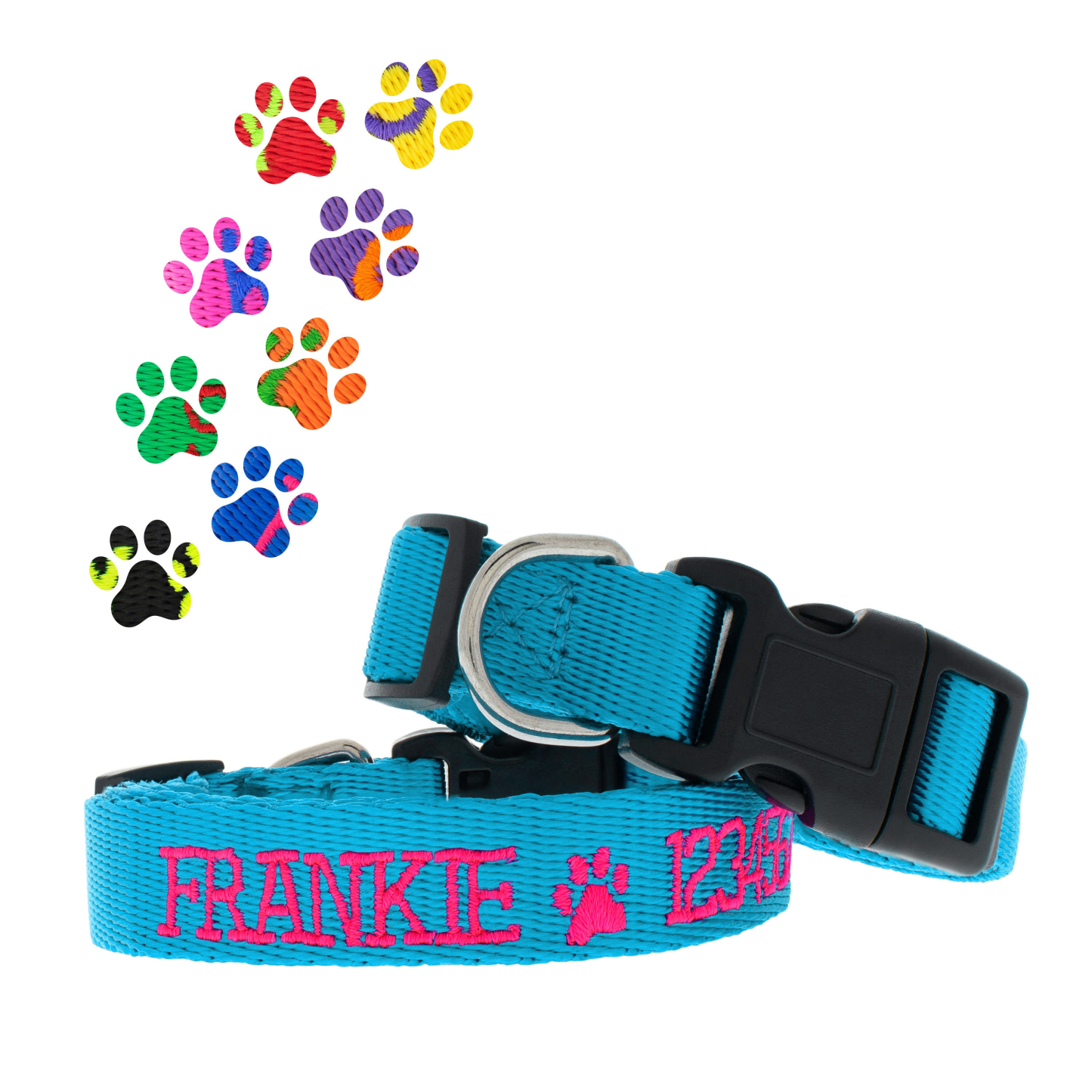 Personalized Embroidered Pet Collar for Funny & Unique | BKPet37