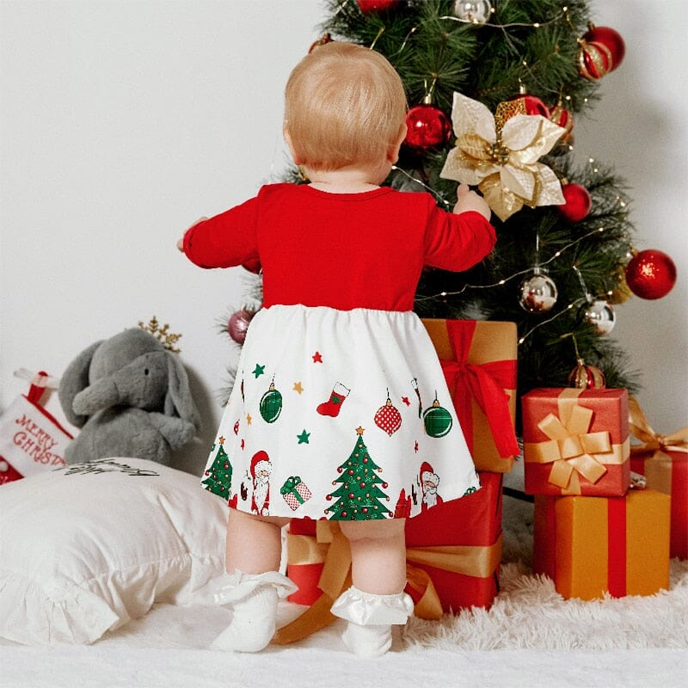 Personalised Christmas Baby Girl Tutu Dress | CWBaby121