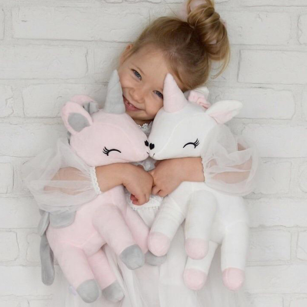 Personalized Kid's Lovely Soft Cuddly Unicorn Doll | CWToy152