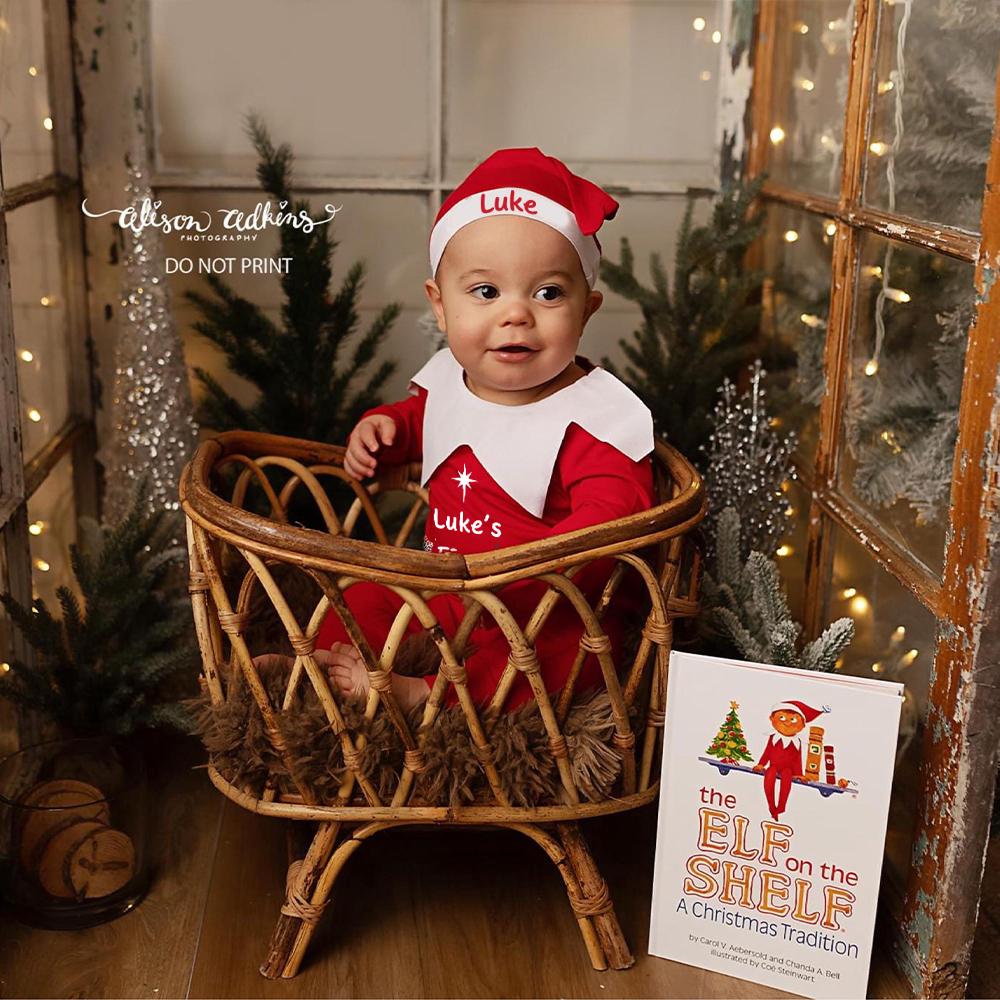 Personalized Christmas Newborn Prop Set Lovely Outfit | MCGift168