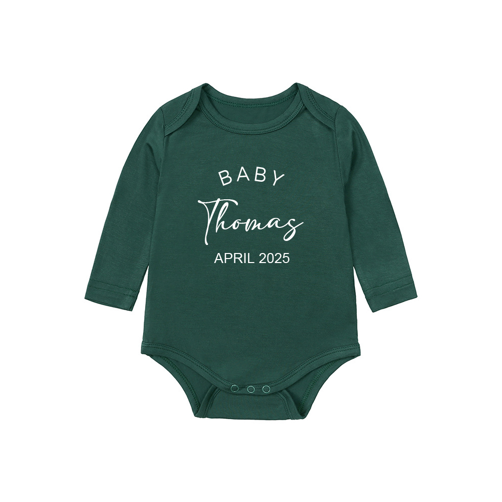 Personalized Personalized Baby Coming Home Romper | CWBaby318
